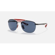 RB3662M SCUDERIA FERRARI COLLECTION
Lenses: Dark Blue Classic  +  Frame: Gunmetal