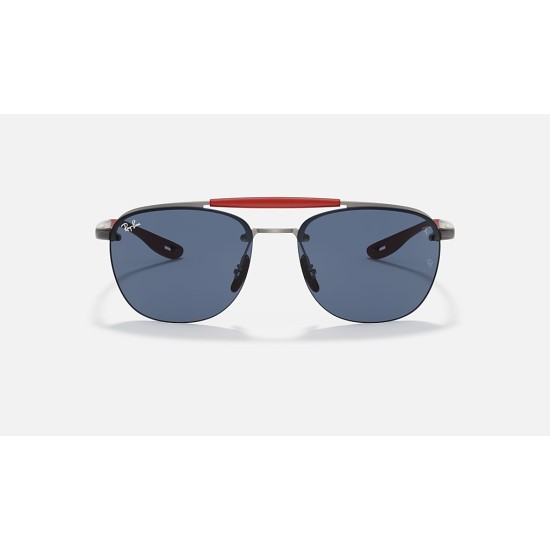 RB3662M SCUDERIA FERRARI COLLECTION
Lenses: Dark Blue Classic  +  Frame: Gunmetal