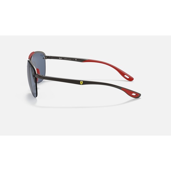 RB3662M SCUDERIA FERRARI COLLECTION
Lenses: Dark Blue Classic  +  Frame: Gunmetal