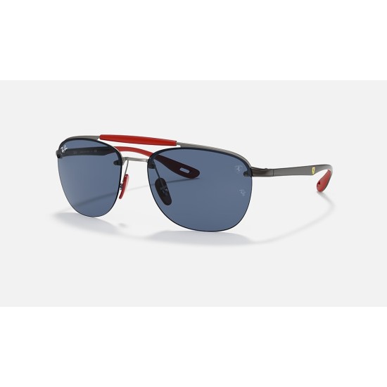 RB3662M SCUDERIA FERRARI COLLECTION
Lenses: Dark Blue Classic  +  Frame: Gunmetal