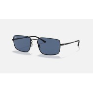 RB3669
Lenses: Dark Blue Classic  +  Frame: Rubber Black