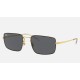 RB3669
Lenses: Grey Classic  +  Frame: Shiny Gold