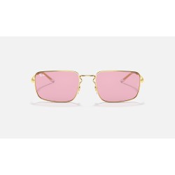 RB3669
Lenses: Pink Photochromic Classic  +  Frame: Shiny Gold