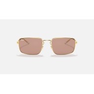 RB3669
Lenses: Brown Photochromic Classic  +  Frame: Shiny Gold
