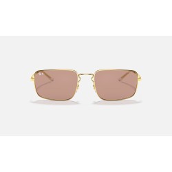 RB3669
Lenses: Brown Photochromic Classic  +  Frame: Shiny Gold