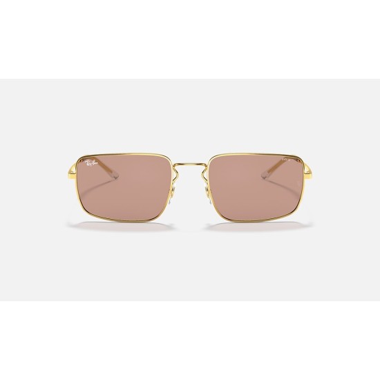 RB3669
Lenses: Brown Photochromic Classic  +  Frame: Shiny Gold