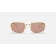 RB3669
Lenses: Brown Photochromic Classic  +  Frame: Shiny Gold