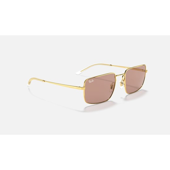 RB3669
Lenses: Brown Photochromic Classic  +  Frame: Shiny Gold
