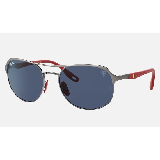RB3685M SCUDERIA FERRARI COLLECTION
Lenses: Dark Blue Classic  +  Frame: Grey