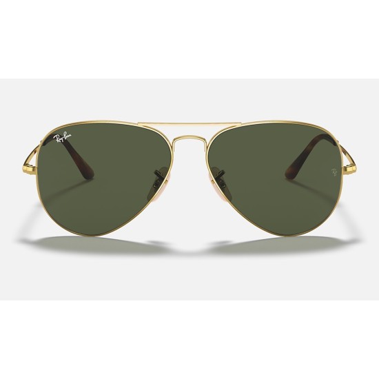 AVIATOR METAL II
Lenses: Green Classic G-15  +  Frame: Gold