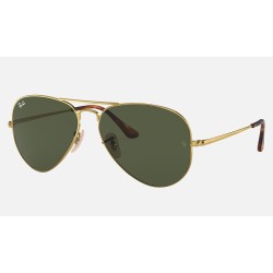 AVIATOR METAL II
Lenses: Green Classic G-15  +  Frame: Gold