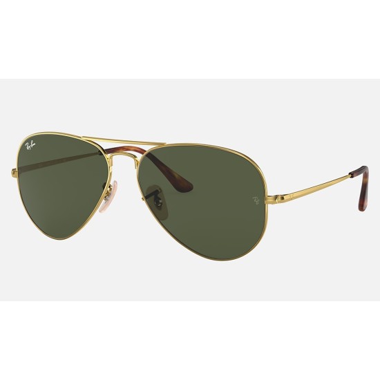 AVIATOR METAL II
Lenses: Green Classic G-15  +  Frame: Gold