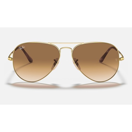 AVIATOR METAL II
Lenses: Light Brown Gradient  +  Frame: Gold