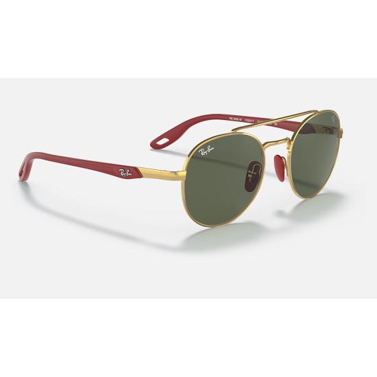 RB3696M SCUDERIA FERRARI COLLECTION
Lenses: Green Classic  +  Frame: Gold