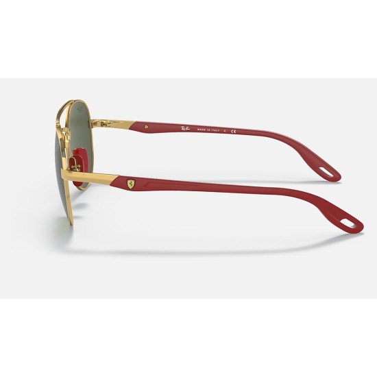 RB3696M SCUDERIA FERRARI COLLECTION
Lenses: Green Classic  +  Frame: Gold