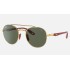 RB3696M SCUDERIA FERRARI COLLECTION
Lenses: Green Classic  +  Frame: Gold