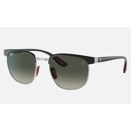RB3698M SCUDERIA FERRARI COLLECTION
Lenses: Grey Gradient  +  Frame: Black On Silver