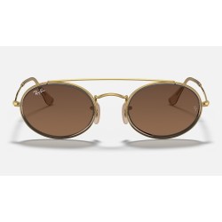 OVAL DOUBLE BRIDGE
Lenses: Brown Gradient  +  Frame: Gold