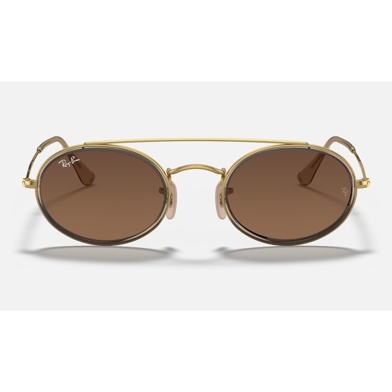 OVAL DOUBLE BRIDGE
Lenses: Brown Gradient  +  Frame: Gold