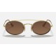 OVAL DOUBLE BRIDGE
Lenses: Brown Gradient  +  Frame: Gold