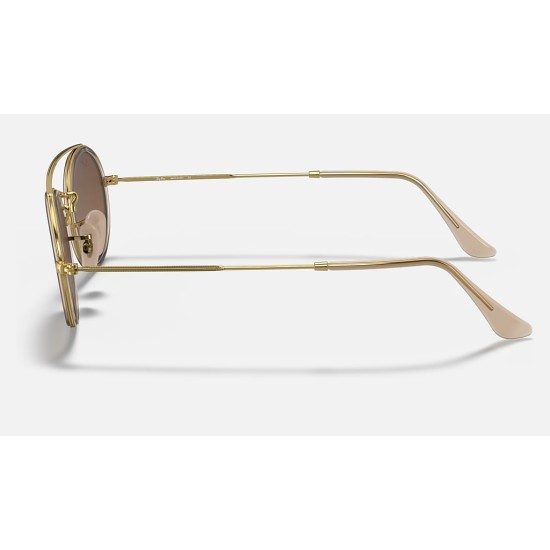 OVAL DOUBLE BRIDGE
Lenses: Brown Gradient  +  Frame: Gold