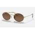 OVAL DOUBLE BRIDGE
Lenses: Brown Gradient  +  Frame: Gold