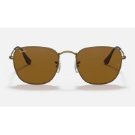 FRANK ANTIQUED
Lenses: Brown Classic B-15  +  Frame: Antique Gold