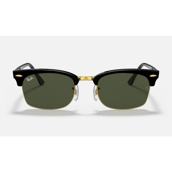 CLUBMASTER SQUARE LEGEND GOLD
Lenses: Green Classic  +  Frame: Shiny Black
