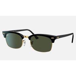 CLUBMASTER SQUARE LEGEND GOLD
Lenses: Green Classic  +  Frame: Shiny Black