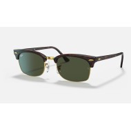CLUBMASTER SQUARE LEGEND GOLD
Lenses: Green Classic  +  Frame: Mock Tortoise
