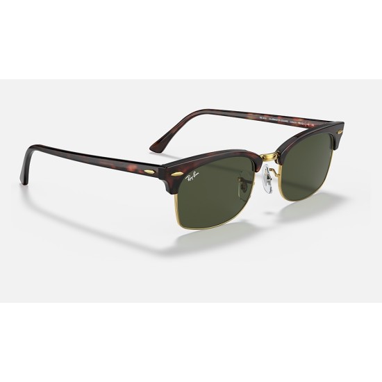 CLUBMASTER SQUARE LEGEND GOLD
Lenses: Green Classic  +  Frame: Mock Tortoise