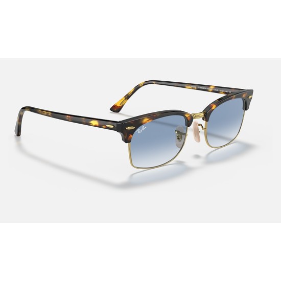 Clubmaster Square
Lenses: Light Blue Gradient  +  Frame: Yellow Havana