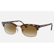 Clubmaster Square
Lenses: Light Brown Gradient  +  Frame: Pink Havana