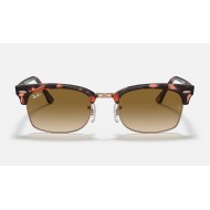 Clubmaster Square
Lenses: Light Brown Gradient  +  Frame: Pink Havana