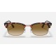 Clubmaster Square
Lenses: Light Brown Gradient  +  Frame: Pink Havana