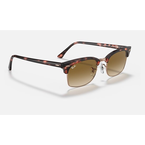 Clubmaster Square
Lenses: Light Brown Gradient  +  Frame: Pink Havana