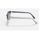 CLUBMASTER SQUARE
Lenses: Light Blue Gradient  +  Frame: Wrinkled Light Grey
