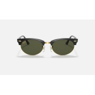 CLUBMASTER OVAL LEGEND GOLD
Lenses: Green Classic G-15  +  Frame: Shiny Black