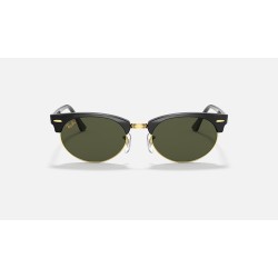 CLUBMASTER OVAL LEGEND GOLD
Lenses: Green Classic G-15  +  Frame: Shiny Black