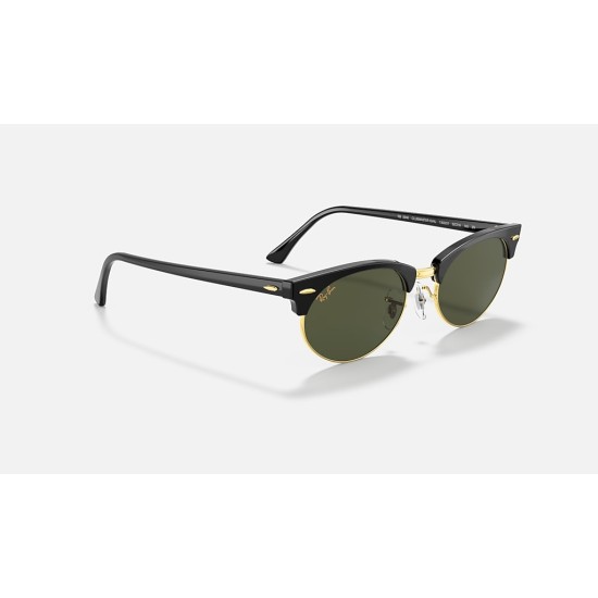 CLUBMASTER OVAL LEGEND GOLD
Lenses: Green Classic G-15  +  Frame: Shiny Black