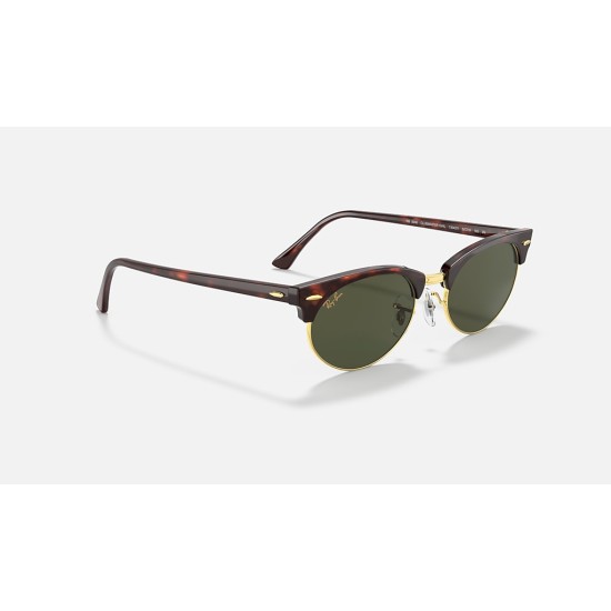 CLUBMASTER OVAL LEGEND GOLD
Lenses: Green Classic G-15  +  Frame: Mock Tortoise