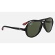 RB4125M SCUDERIA FERRARI COLLECTION
Lenses: Green Classic G-15  +  Frame: Black