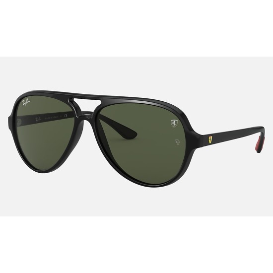 RB4125M SCUDERIA FERRARI COLLECTION
Lenses: Green Classic G-15  +  Frame: Black