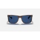JUSTIN COLOR MIX
Lenses: Dark Blue Classic  +  Frame: Brown