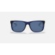 JUSTIN COLOR MIX
Lenses: Dark Blue Classic  +  Frame: Transparent Blue