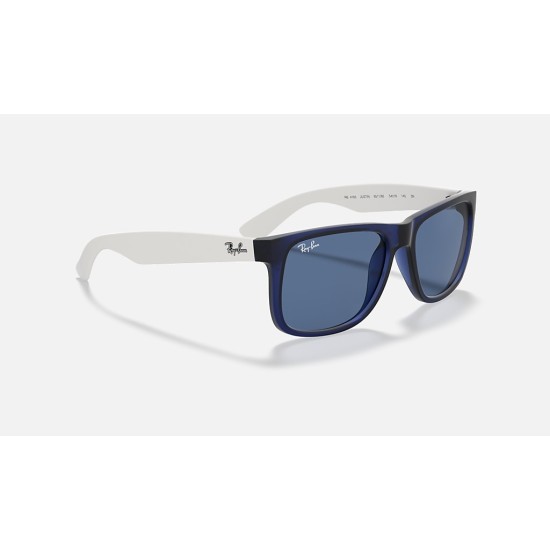 JUSTIN COLOR MIX
Lenses: Dark Blue Classic  +  Frame: Transparent Blue