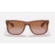 JUSTIN CLASSIC
Lenses: Brown Gradient  +  Frame: Transparent Light Brown