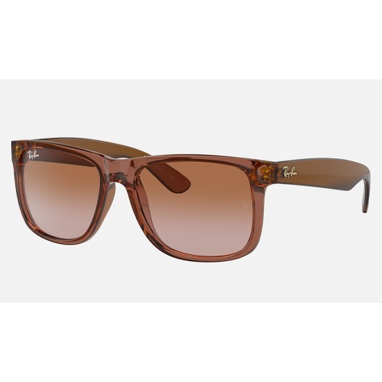 JUSTIN CLASSIC
Lenses: Brown Gradient  +  Frame: Transparent Light Brown