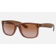 JUSTIN CLASSIC
Lenses: Brown Gradient  +  Frame: Transparent Light Brown