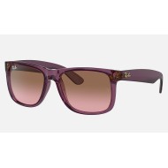 JUSTIN CLASSIC
Lenses: Brown Gradient  +  Frame: Transparent Violet